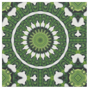 Tropisch groen Mandala Stof