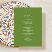 Tropisch Groen Menu