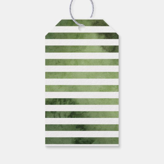 Tropisch groen Modern gebladerte Vrijgezellenfeest Cadeaulabel (Achterkant)