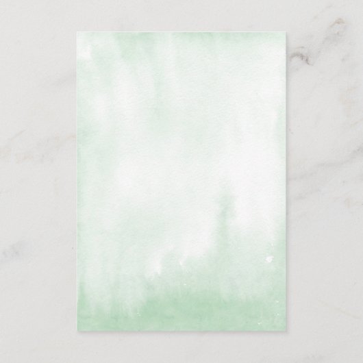 Tropisch groen Moderne bruiloft Details Informatiekaartje (Achterkant)