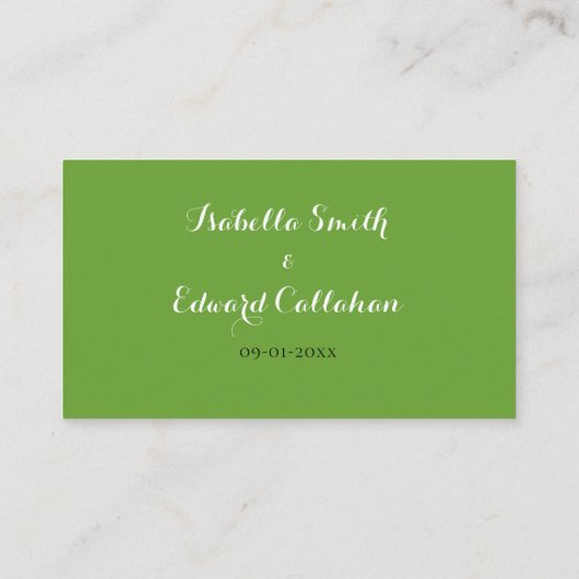 Tropisch Groen Monstera Leaves Wedding Website Informatiekaartje (Achterkant)