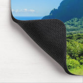 Tropisch groen Moorea mousepad Muismat (Hoek)