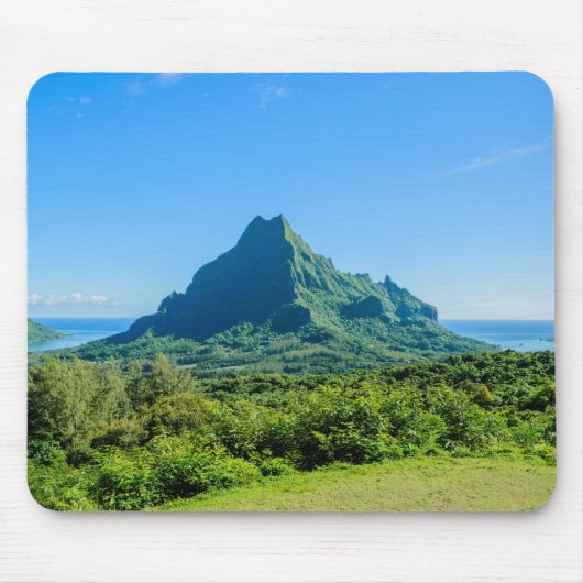 Tropisch groen Moorea mousepad Muismat (Voorkant)