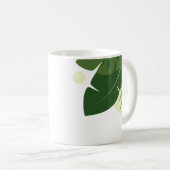 Tropisch groen Natuur ontwerp Koffiemok (Voorkant rechts)