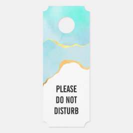 Tropisch groen niet storen met Gold Border Deurhanger