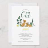 Tropisch groen Oerwoud Boy Tiger Animal Striped Kaart (Voorkant)