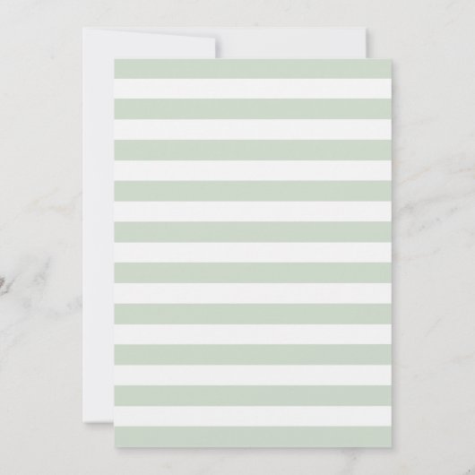 Tropisch groen Oerwoud Boy Tiger Animal Striped Kaart (Achterkant)