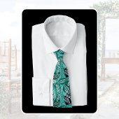 Tropisch groen Oerwouden bladeren Stropdas