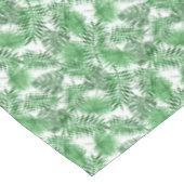 Tropisch groen palm laat zomervakantie Waterverf k Tafelkleed (Gekanteld)