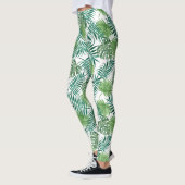 Tropisch groen palm leest Patroon Leggings (Links)