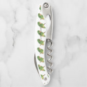 Tropisch groen paraket Thunder_Cove Kurkentrekker (Achterkant)