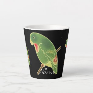 Tropisch groen paraket Thunder_Cove Latte Mok