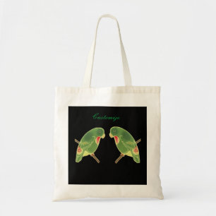 Tropisch groen paraket Thunder_Cove Tote Bag
