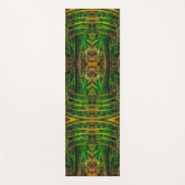 Tropisch groen patroon yogamat (Voorkant)