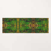 Tropisch groen patroon yogamat (Voorkant (horizontaal))
