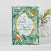 Tropisch groen Plant lekt Kaart (Staand voorkant)