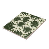 Tropisch groen regenwoud Palm Leaf Art Tegeltje (Zijkant)