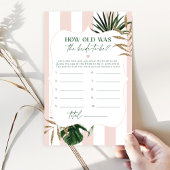 Tropisch groen roze Hoe oud was de bruid om te zij