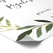 Tropisch groen Spaans Tarjetas and Regalos bord Poster (Hoek)