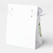 Tropisch groen Tent Favor Box Bedankdoosjes (Achterkant)