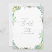 Tropisch groen Vrijgezellenfeest met strand Kaart (Voorkant)