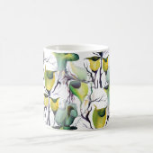 Tropisch groen Waterverf Planten Fairyland Koffiemok (Center)