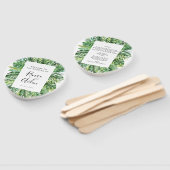 Tropisch groen weddenschap handwaaier (Niet-gemonteerd)