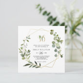 Tropisch groene bladeren 30e verjaardagsfeestje kaart (Staand voorkant)