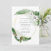 Tropisch-groene Geometrische Verzamelpartij Kaart (Staand voorkant)