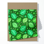 Tropisch Groene Monstera Blad Stof