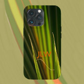 Tropisch groene palmbladeren aanpasbaar Case-Mate iPhone case