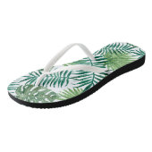 Tropisch Groene Palmen Teenslippers (Schuin)