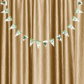 Tropisch groene Waterverf Monstera bruiloft decor Vlaggetjes