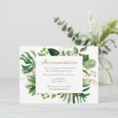 Tropisch groene Waterverf Monstera verlaat Lijst (Staand voorkant)