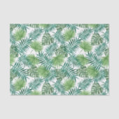 Tropisch groenveefselpapier tissuepapier (Voorkant)