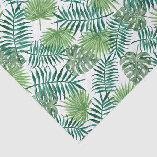 Tropisch groenveefselpapier tissuepapier (Detail)