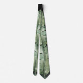 Tropisch groot palmblad bruiloft stropdas (Achterkant)