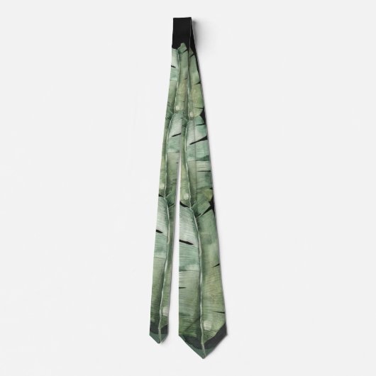 Tropisch groot palmlef-huwelijk stropdas (Achterkant)