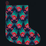 Tropisch Grote Kerstsok<br><div class="desc">Klinisch tropisch patroon</div>