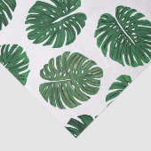 Tropisch handgeschilderd Plant van Zwitserse kaas Tissuepapier (Detail)