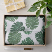 Tropisch handgeschilderd Plant van Zwitserse kaas Tissuepapier (Geschenk)