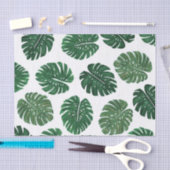 Tropisch handgeschilderd Plant van Zwitserse kaas Tissuepapier (Craft)