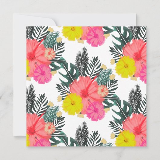 Tropisch handgeschreven hawaii-script Opslaan datu (Achterkant)