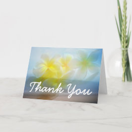 Tropisch Haven Huwelijk Bedankkaart