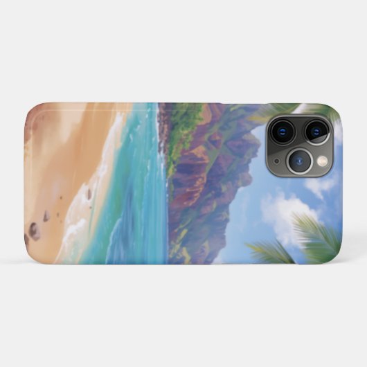 Tropisch Hawaï Case-Mate iPhone Case (Achterkant (horizontaal))