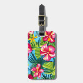 Tropisch Hawaïaans Bagagelabel (Voorkant verticaal)