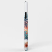 Tropisch Hawaiaans bloemendesign met strandgezicht Case-Mate iPhone Case (Achterkant/rechts)