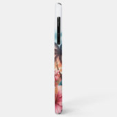 Tropisch Hawaiaans bloemendesign met strandgezicht Case-Mate iPhone Case (Achterkant/links)
