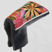 tropisch/Hawaïaans/bloemig/bloem Golfheadcover (3/4 voorkant)