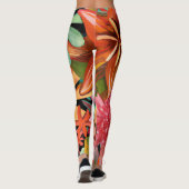 tropisch/Hawaïaans/bloemig/bloem Leggings (Achterkant)